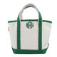 Personalized Emerald Trimmed Cutest Little Tote Bag Image 2 of 5